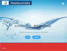 Tablet Screenshot of 75translators.com